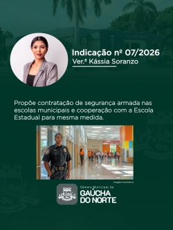 Câmara Municipal de Gaúcha do Norte realiza 1ª Sessão Ordinária de 2026