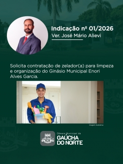 Câmara Municipal de Gaúcha do Norte realiza 1ª Sessão Ordinária de 2026