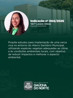 Câmara de Gaúcha do Norte realiza Sessão Ordinária nesta terça-feira, 1º de setembro